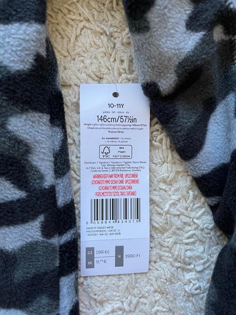 Flisová mikina, f&f,146