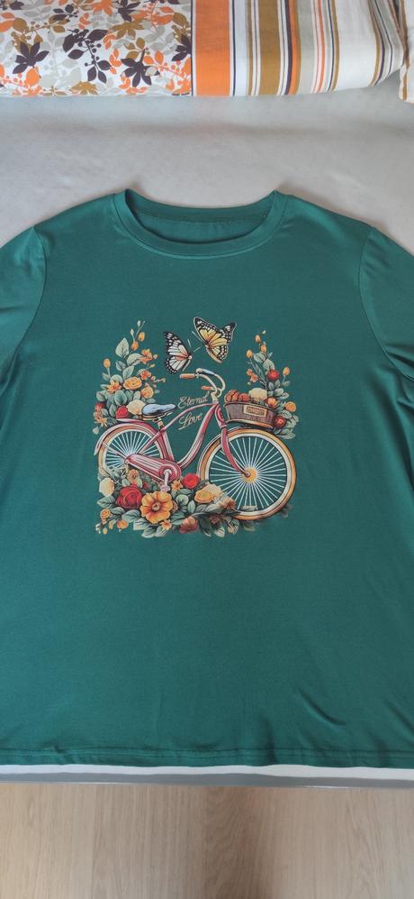 Dámske tričko s potlačou, veľ. 42, xl