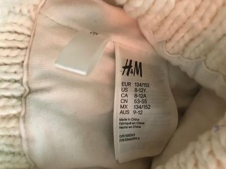 Čiapka pletená 8-12 rokov, h&m,134