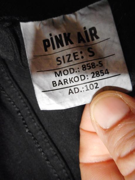 Dámske čierne nápadité rifle s, s