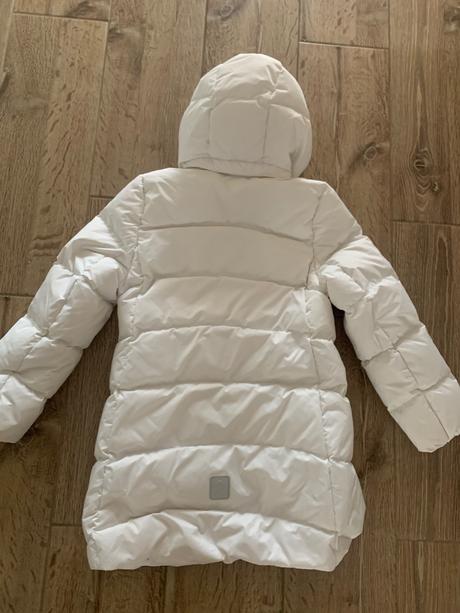 Reima luxusná perová dlhá bunda 146/152, reima,146