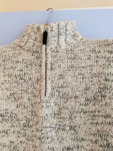 Luxusný hrubý melírovaný pulóver, tu,xl