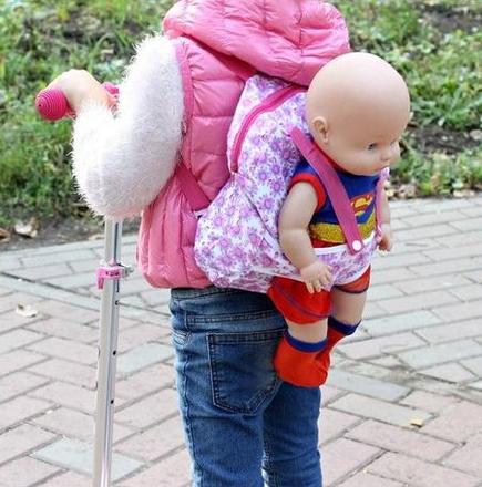 Ruksačik s nosičom pre bábiky/zvieratko,
