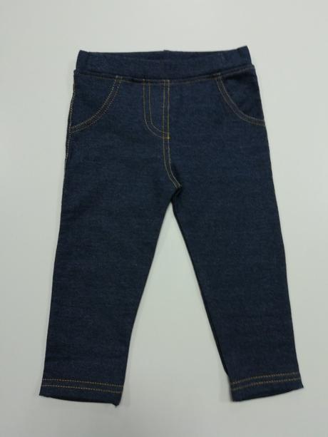 Modré legíny imitácia rifľoviny, primark,80