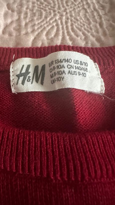 Pletené šaty, h&m,134