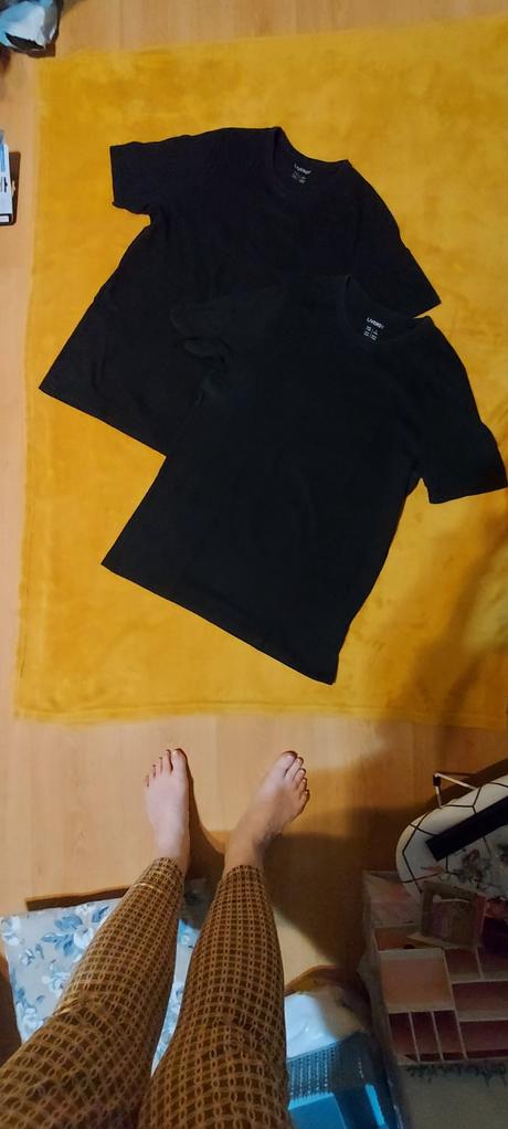 Pánske čierné tričká veľ.m, m