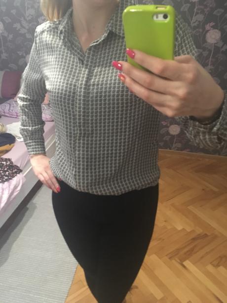 Blúzka so vzorom, new yorker,s