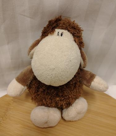 Plyšová hnedo krémová ovečka, sheepworld, 16 cm, 