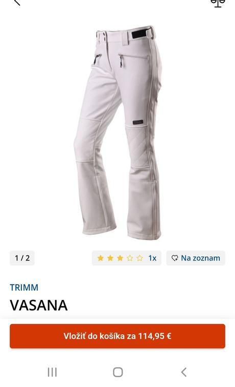 Lyžiarske nohavice, s