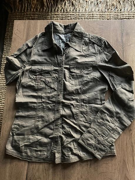 Khaki košeľa s.oliver xs, s.oliver,xs