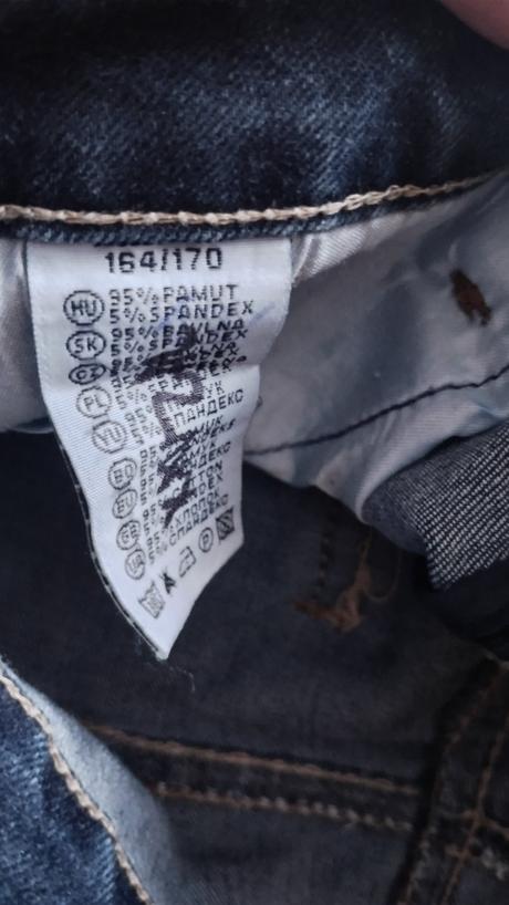 Chlapcenské rifle, denim,164