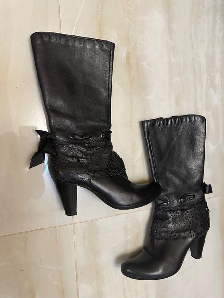 Čižmy kožené, 38