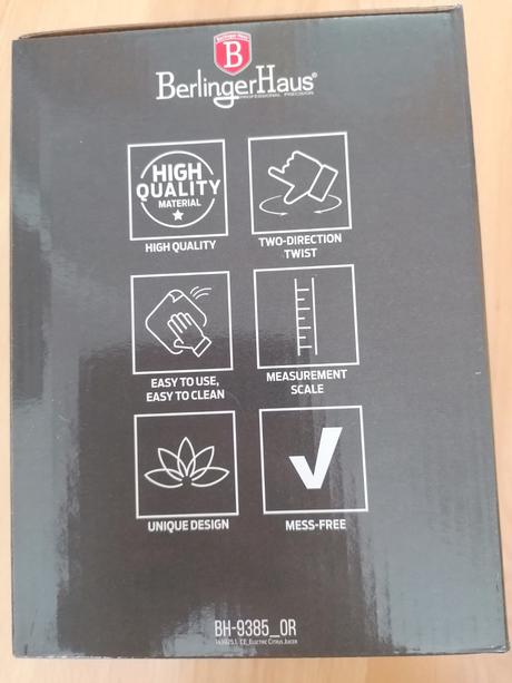 Elektrický odšťavovač berlingerhaus novy, 