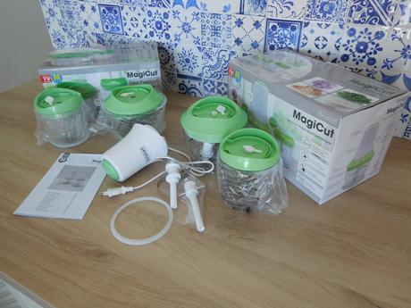 Livington magicut +2x zberná nádoba sklo-nový, 