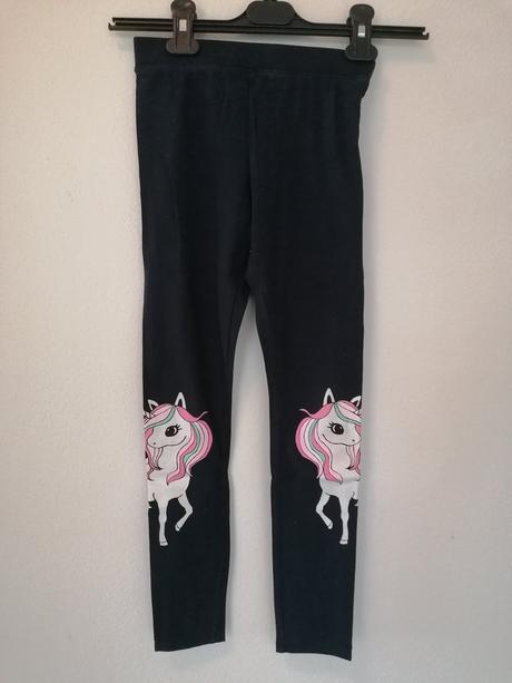 Legíny unicorn pre 9_10r, h&m,140