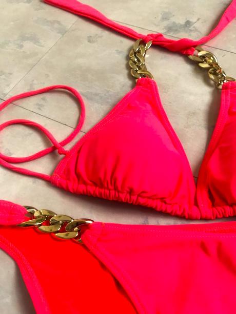 Luxusné neónkové  plavky s/m, s