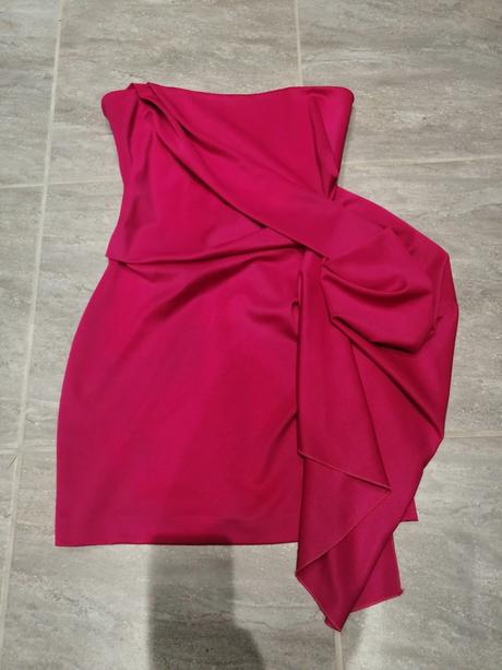 Cyklámenové minišaty, river island,m