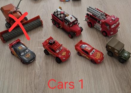 Kovové autíčka cars1,2,3 mcqueen(autá),