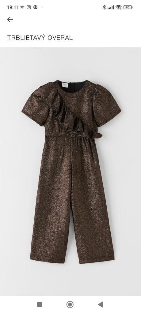 Trblietavý overal zara, zara,116