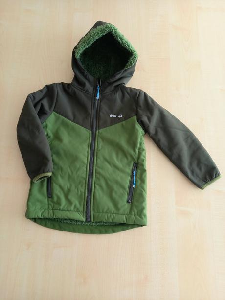 Detská softshellová bunda, wolf,98
