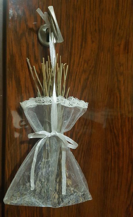 Ozdobne vrecuska s vonavou levandulou, 