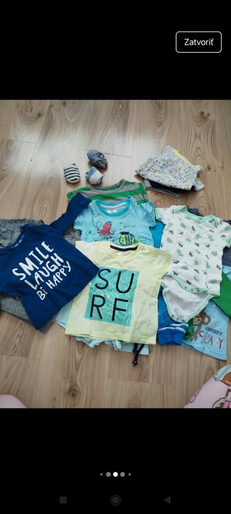 Vrece oblečenia, 68–80