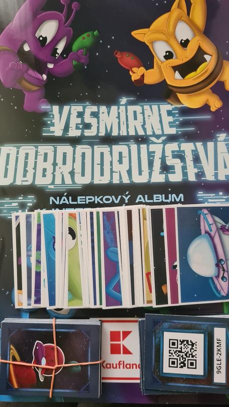 Nálepky vesmírne dobrodružstvo galaxycodr, 