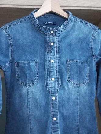 Riflová košeľa, s