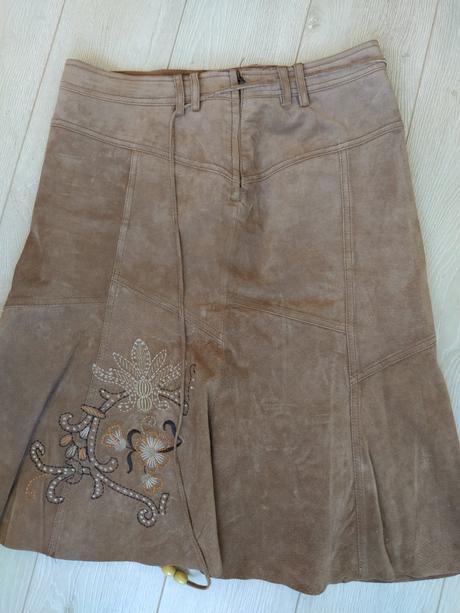 Kožená sukňa, vero moda,m
