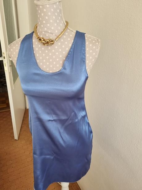 Svetlomodrá elastická spodnička pod šaty s, s