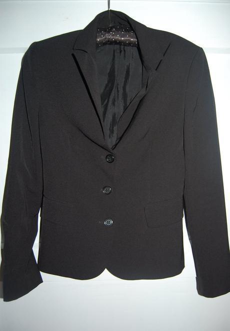 Čierne elegantné sako, benetton,36