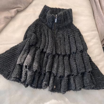 Roberto cavalli crop pletený svetrik veľkosť s-m, s