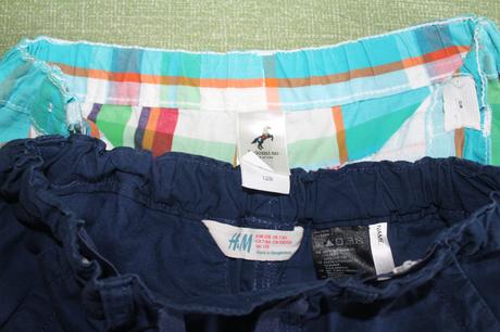 Kraťasy aj ku košeliam, h&m,128