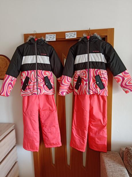 Dievč.lyžiarske komplety zn.alpine pro veľ.140-146, alpine pro,140