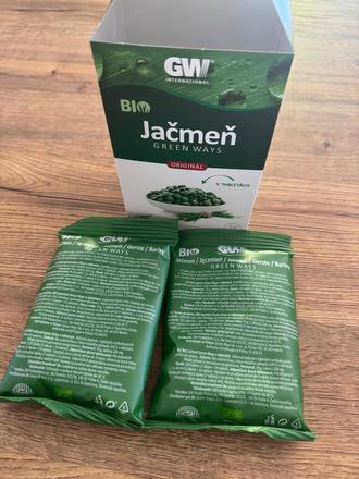 Jačmeň v tabletkách 2x70g gw, 