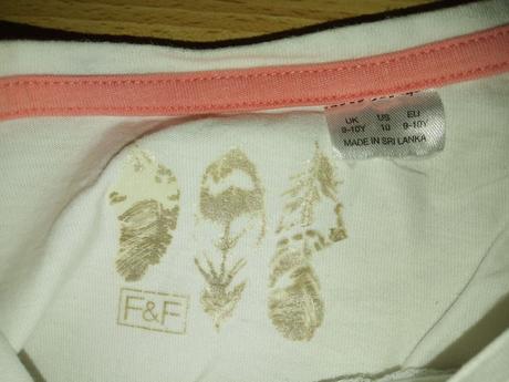 Dievčenské tričko, f&f,140