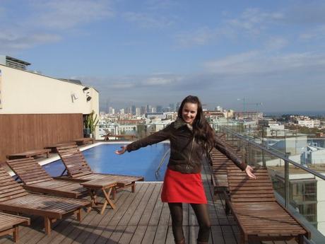 Bunda z pravej koze bershka, s