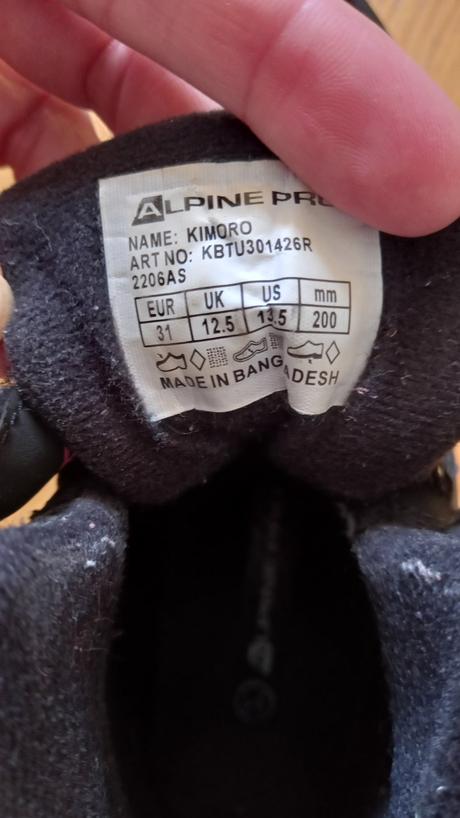 Dievčenské topánky, alpine pro,31