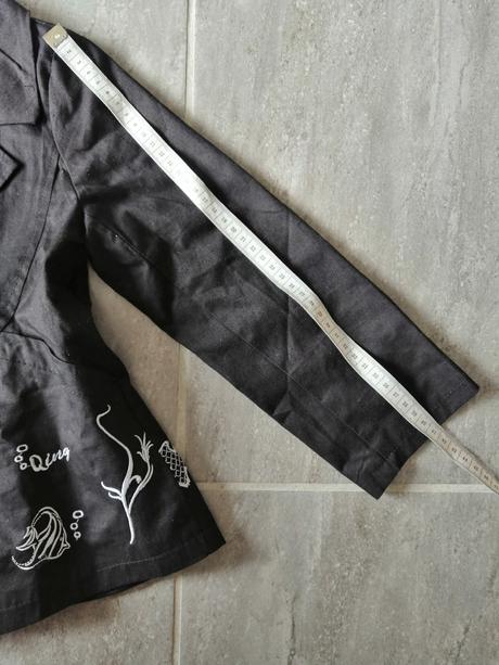 Dievčenské sako čierne ringring, v122, 6-7r, 122