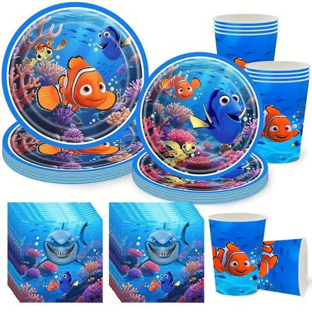 Set na oslavu hľadá sa nemo (50ks) mut-10, 