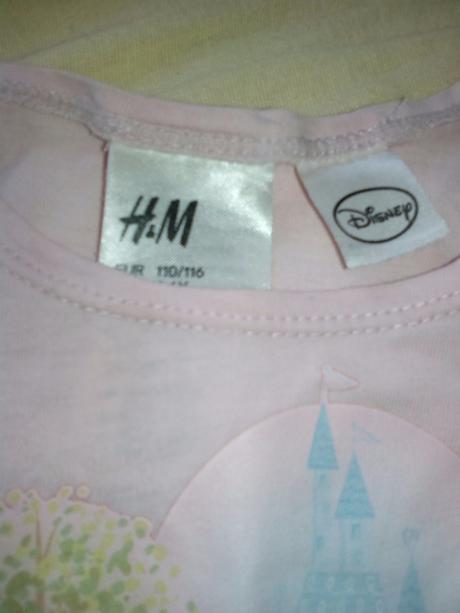 Letné pyžamko disney princess, h&m,110