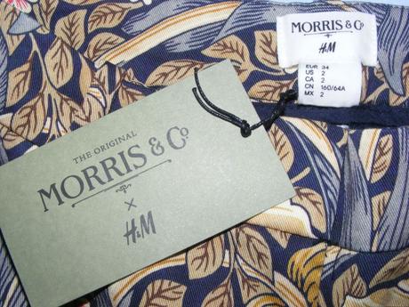Široké nohavice morris & co. by h&m, h&m,34 / xs