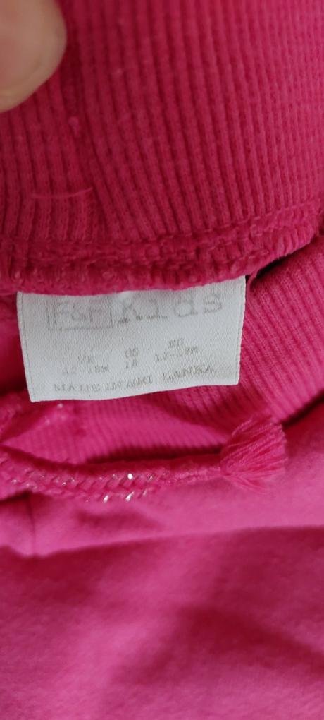 Tepláky 2ks, f&f,86