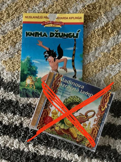 Dvd kniha džunglí,