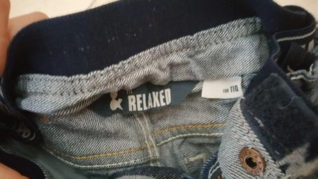 Rifľové krátke nohavice, h&m,110