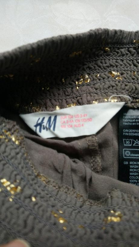 Letné nohavice, h&m,104
