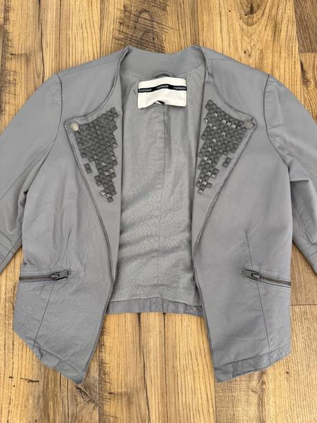 Kožená bundička, topshop,s