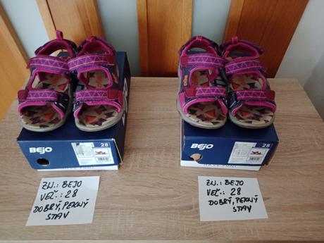 Dievčenské športové sandále zn.bejo veľ.28, 28