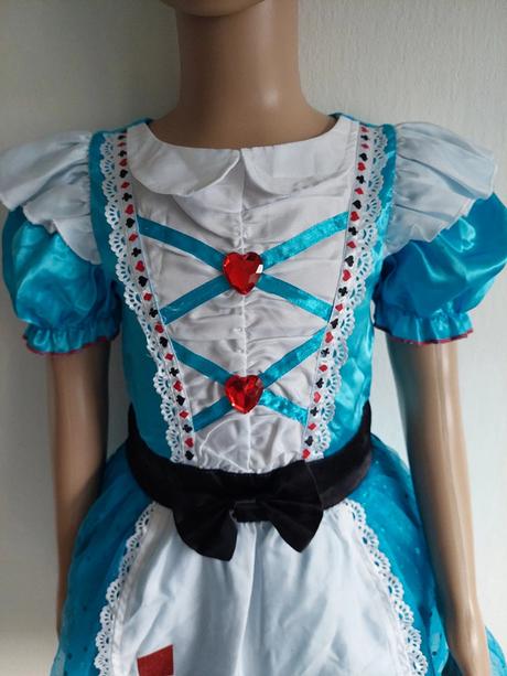 Alica v krajine zázrakov karnevalové šaty veľ.104-,