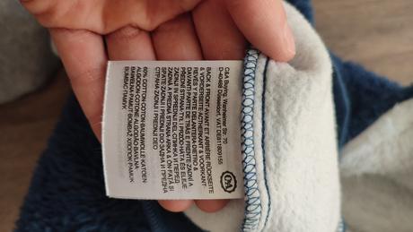 Hrubá mikina labková patrola, c&a,104